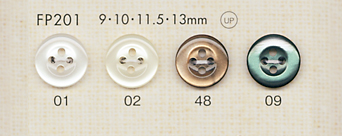 FP201 DAIYA BUTTONS زر بوليستر بتصميم الصدف[Buttons] DAIYA BUTTON