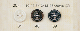 2041 DAIYA BUTTONS زر بوليستر بشكل الصدف[Buttons] DAIYA BUTTON