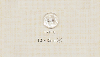 FR110 DAIYA BUTTONS زر شفاف ثنائي الفتحتين (بنمط مضلّع)[أزرار] DAIYA BUTTON