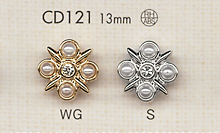 CD121 زر بجيه مرصع بأحجار الراين[أزرار] DAIYA BUTTON