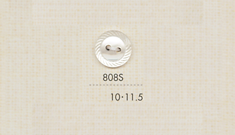 808S DAIYA BUTTONS زر بوليستر بمظهر الصدف ذو فتحتين[Buttons] DAIYA BUTTON