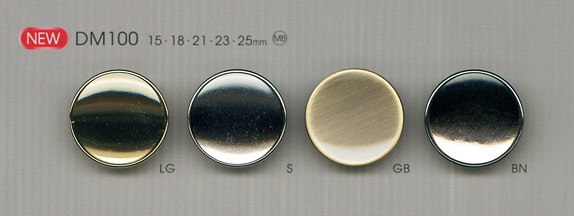 DM100 زر معدني بسيط وأنيق[أزرار] DAIYA BUTTON