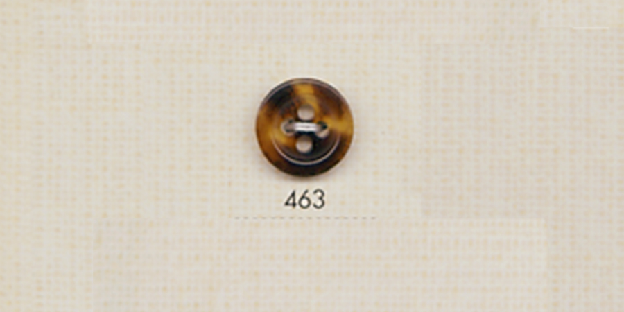 463 DAIYA BUTTONS زر بوليستر بنمط الجاموس رباعي الثقوب (بني)[أزرار] DAIYA BUTTON