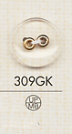 309GK زر بلاستيكي بسيط ذو فتحتين[أزرار] DAIYA BUTTON