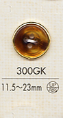 300GK زر بلاستيكي بنمط صدفي بأربع فتحات للقمصان[Buttons] DAIYA BUTTON