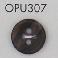 OPU307 زر بوليستر بأربع ثقوب بنقشة صدفة السلحفاة[Buttons] DAIYA BUTTON