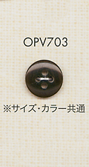 OPV703 زر بوليستر رباعي الثقوب بسيط وأنيق للقمصان والبلوزات[أزرار] DAIYA BUTTON