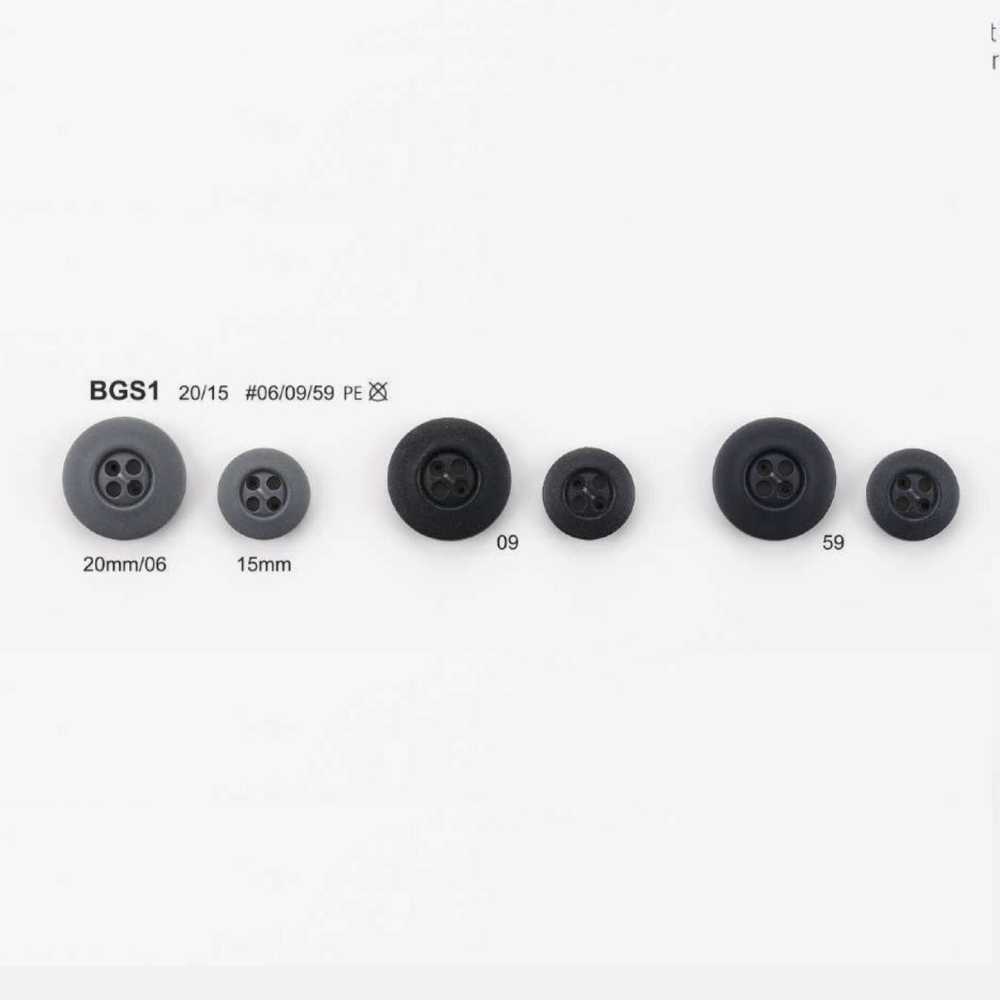 BGS-1 زر بأربع فتحات من البولي إيثيلين الحيوي[Buttons] IRIS