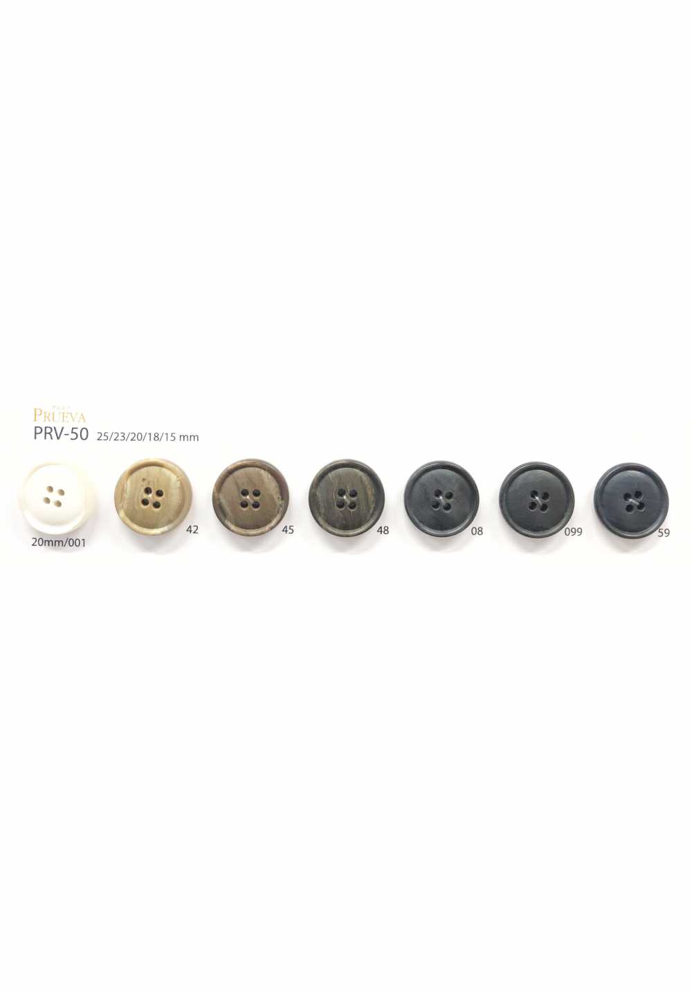 PRV-50 زر 4 ثقوب من بايو يوريا[أزرار] IRIS