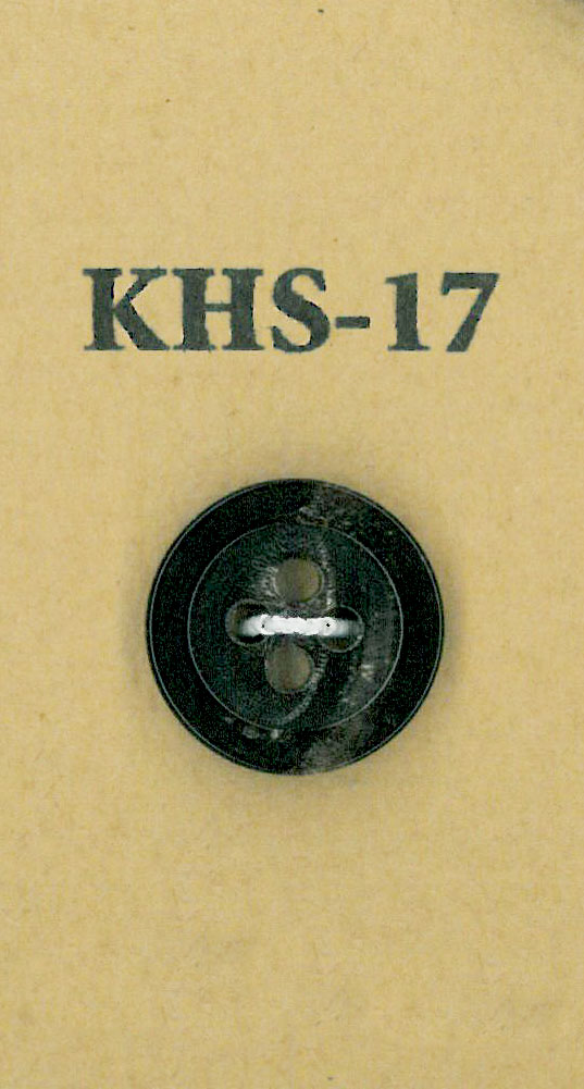 KHS-17 زر صغير من قرن الجاموس المائي بأربعة ثقوب[Buttons] Koutoku Button