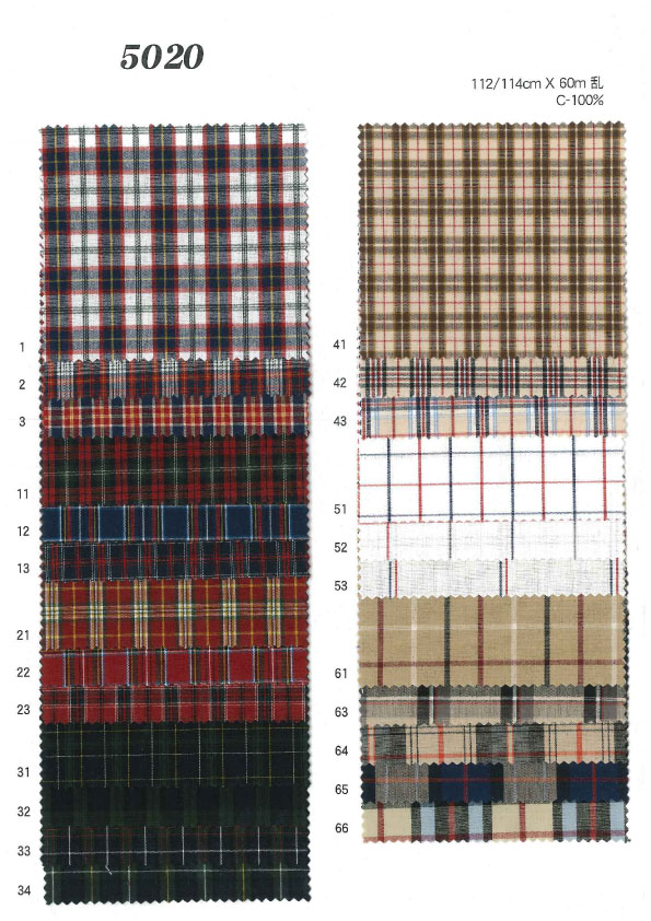 MU5020 كاروهات مقاومة لتسرب الريش[نسيج / قماش] Ueyama Textile