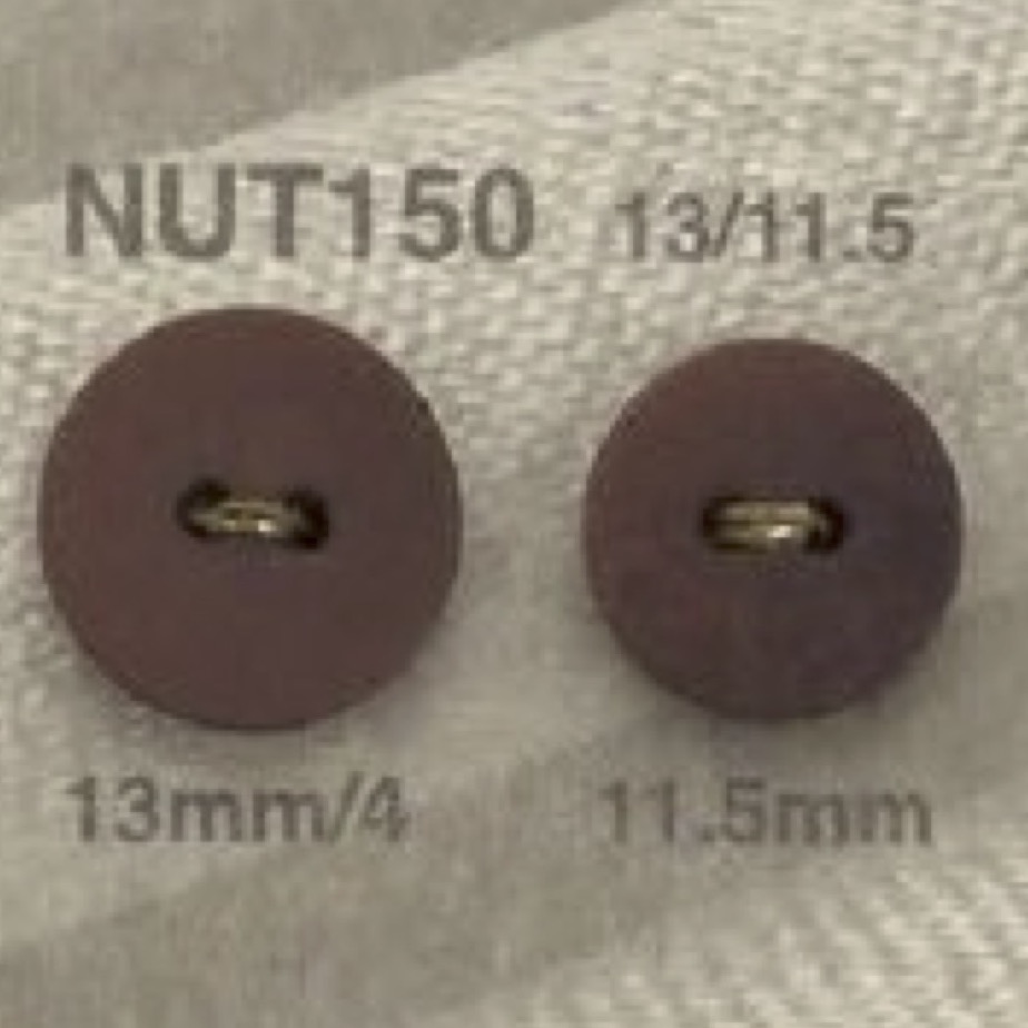 NUT150 زر من جوز بفتحتين[أزرار] IRIS