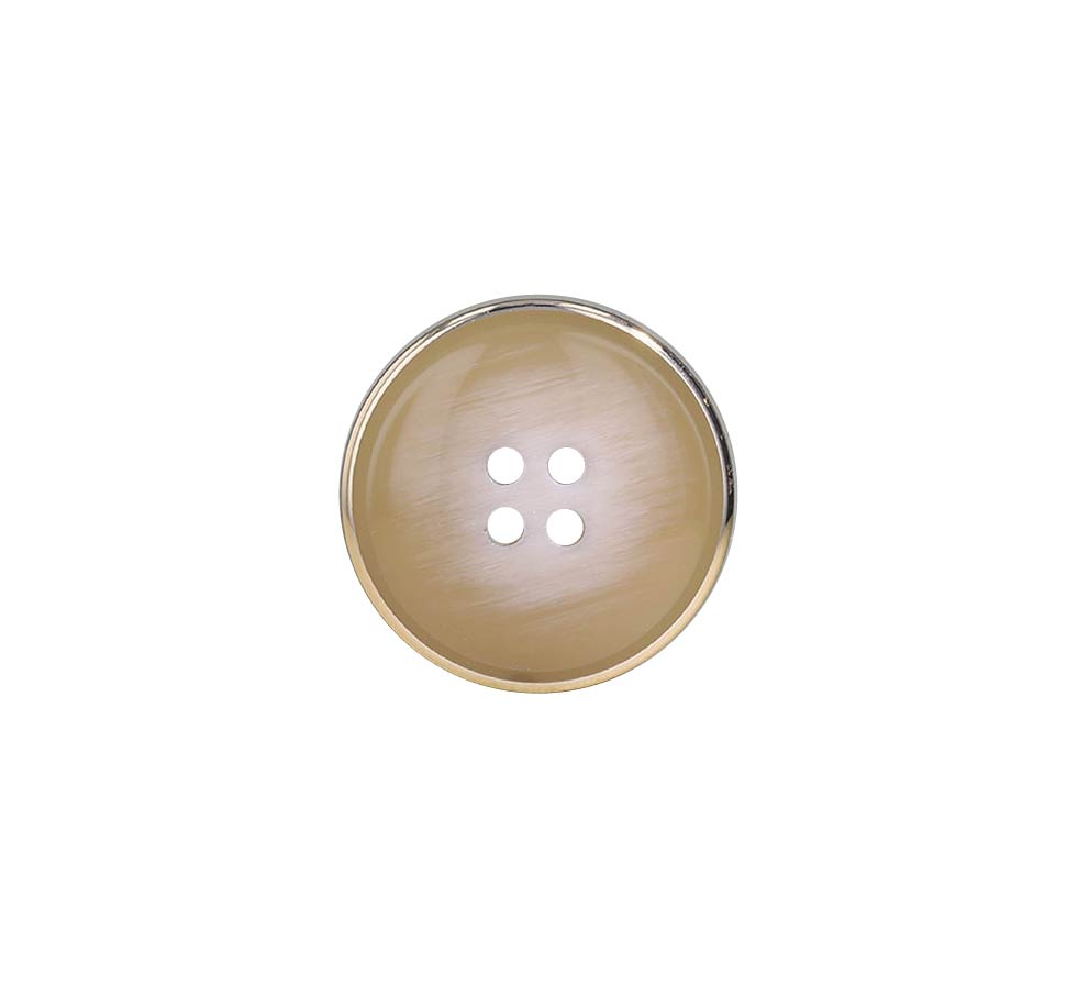 RVS1015F زر بأربعة ثقوب مع ثقوب ظاهرة من راتنج البوليستر/الألمنيوم[Buttons] IRIS