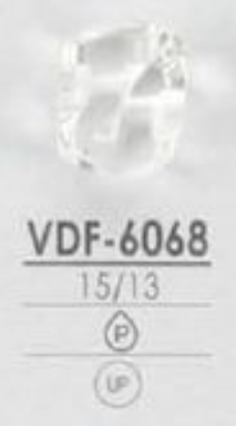 VDF6068 زر لامع من راتنج البوليستر بساق نفقية[أزرار] IRIS