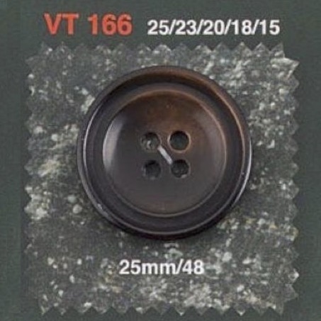 VT166 زر من راتنج بوليستر مع 4 فتحات أمامية[أزرار] IRIS