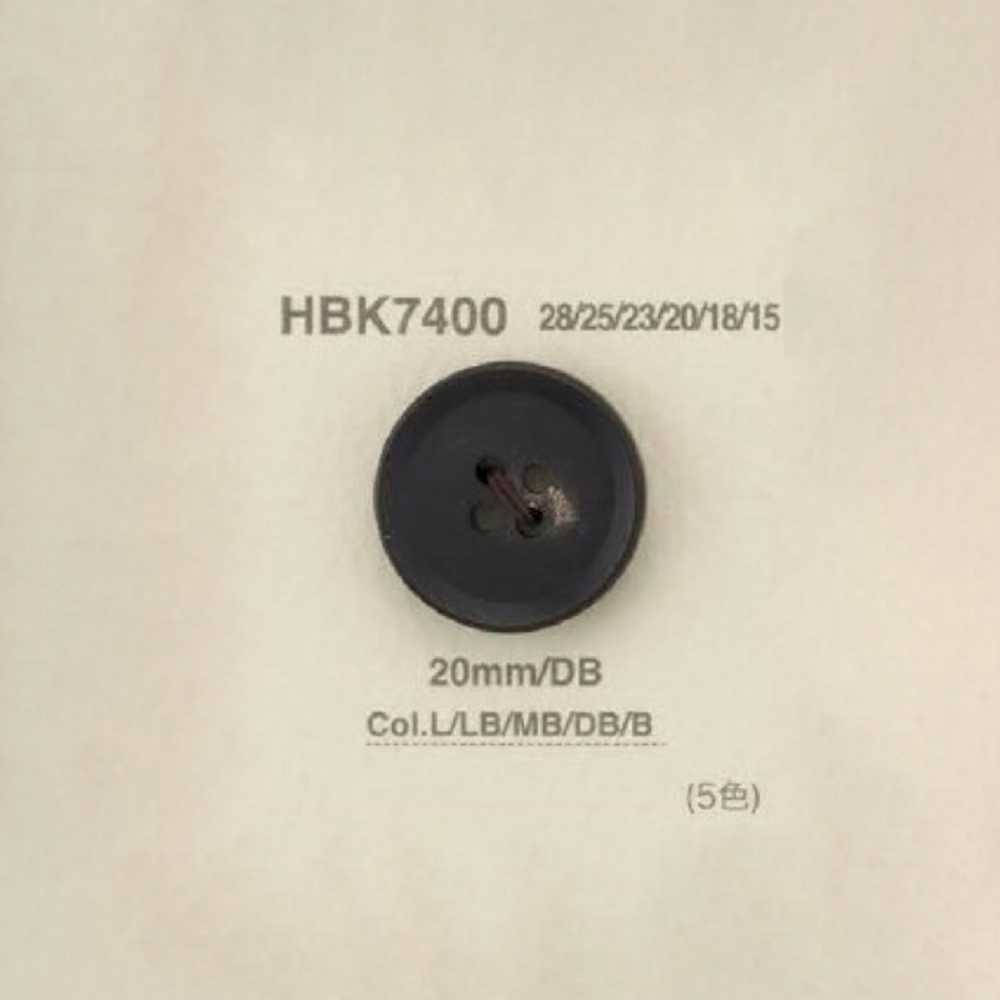HBK7400 زر من قرن جاموس حقيقي بأربع فتحات[أزرار] IRIS