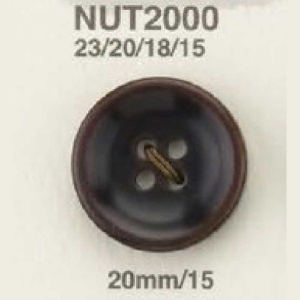 NUT2000 زر بأربع ثقوب من الجوز[Buttons] IRIS