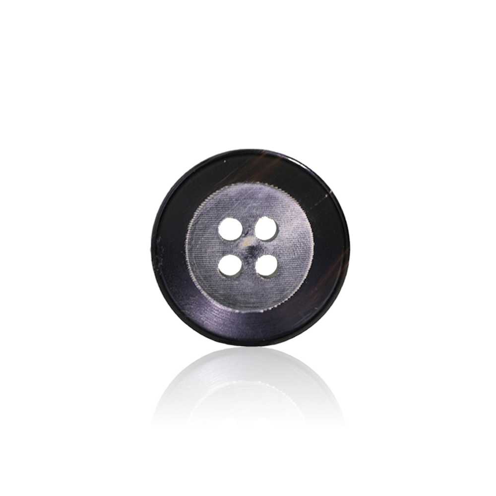 HB470 أزرار بأربع فتحات من قرن جاموس حقيقي[Buttons] IRIS