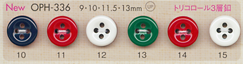 OPH336 DAIYA BUTTONS زر بوليستر مقاوم للصدمات بأربع ثقوب[Buttons] DAIYA BUTTON