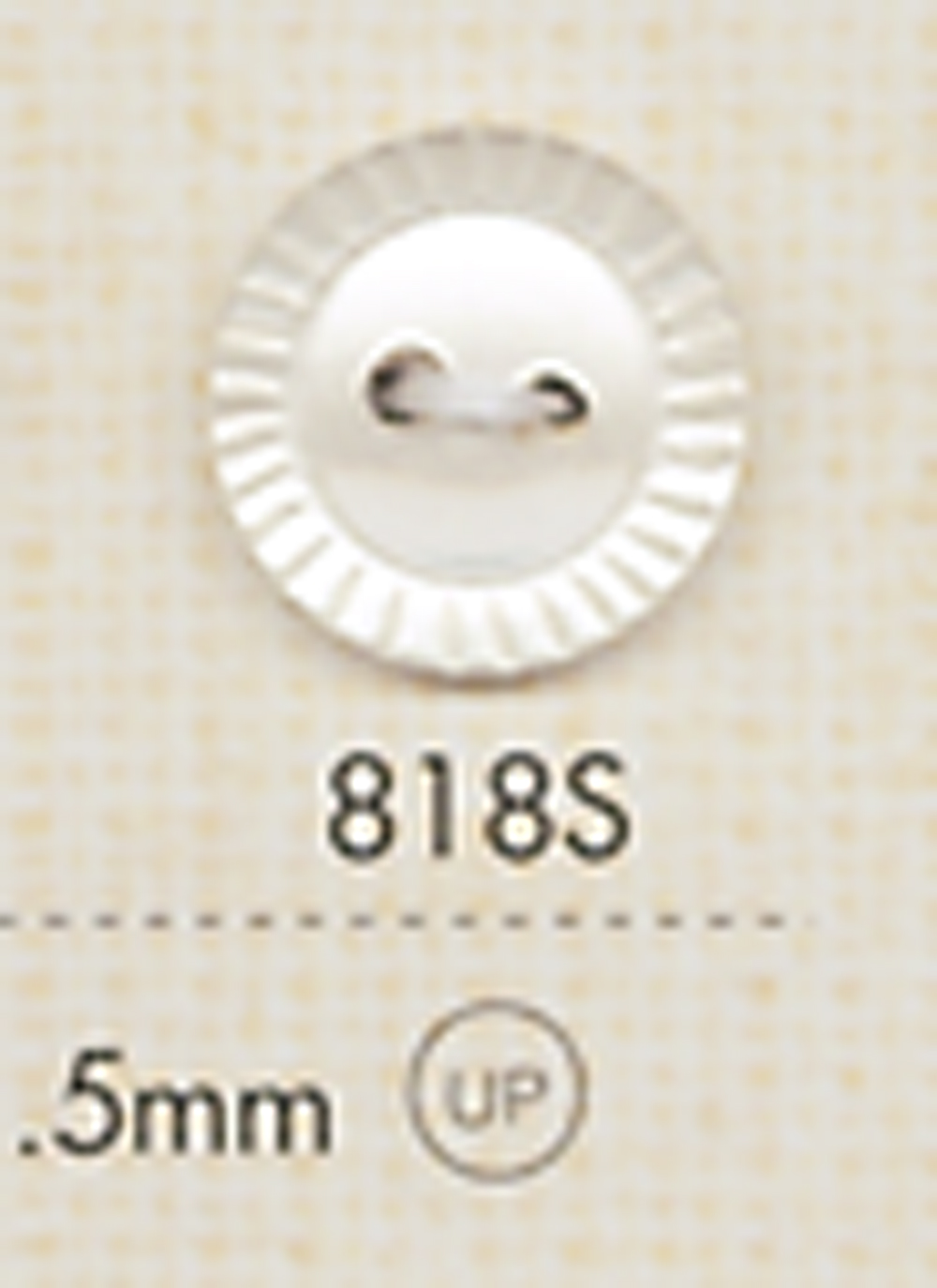 818S DAIYA BUTTONS زر بوليستر بنمط الصدفة ذو فتحتين[أزرار] DAIYA BUTTON