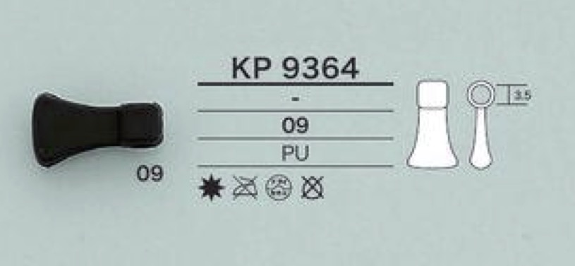 KP9364 مستلزمات الحبل φ3.5MM[أبازيم وحلقات] IRIS