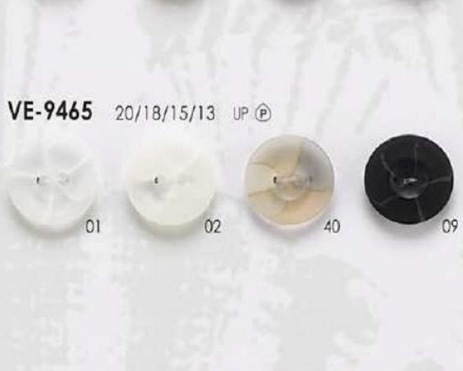 VE9465 زر راتنج بوليستر ذو فتحتين[Buttons] IRIS