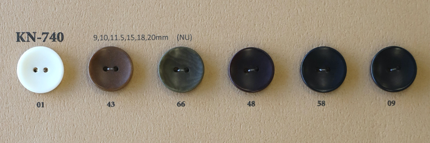 KN740 زر من جوز نخيل التاغوا الطبيعي[Buttons] Koutoku Button