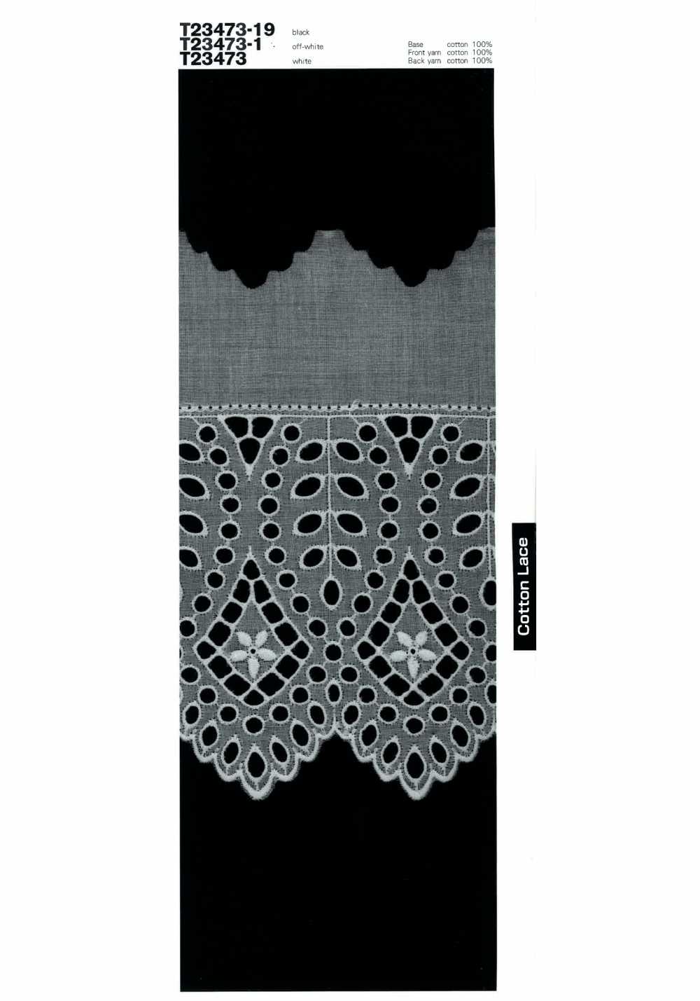 T23473 دانتيل قطني Kyowa Lace