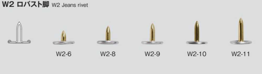 W2 JEANS RIVET ساق البرشام[Press Fasteners And Eyelets] Morito (MORITO)