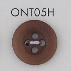 ONT05H زر بأربع فتحات من مادة Corozo Nut الطبيعية[أزرار] DAIYA BUTTON