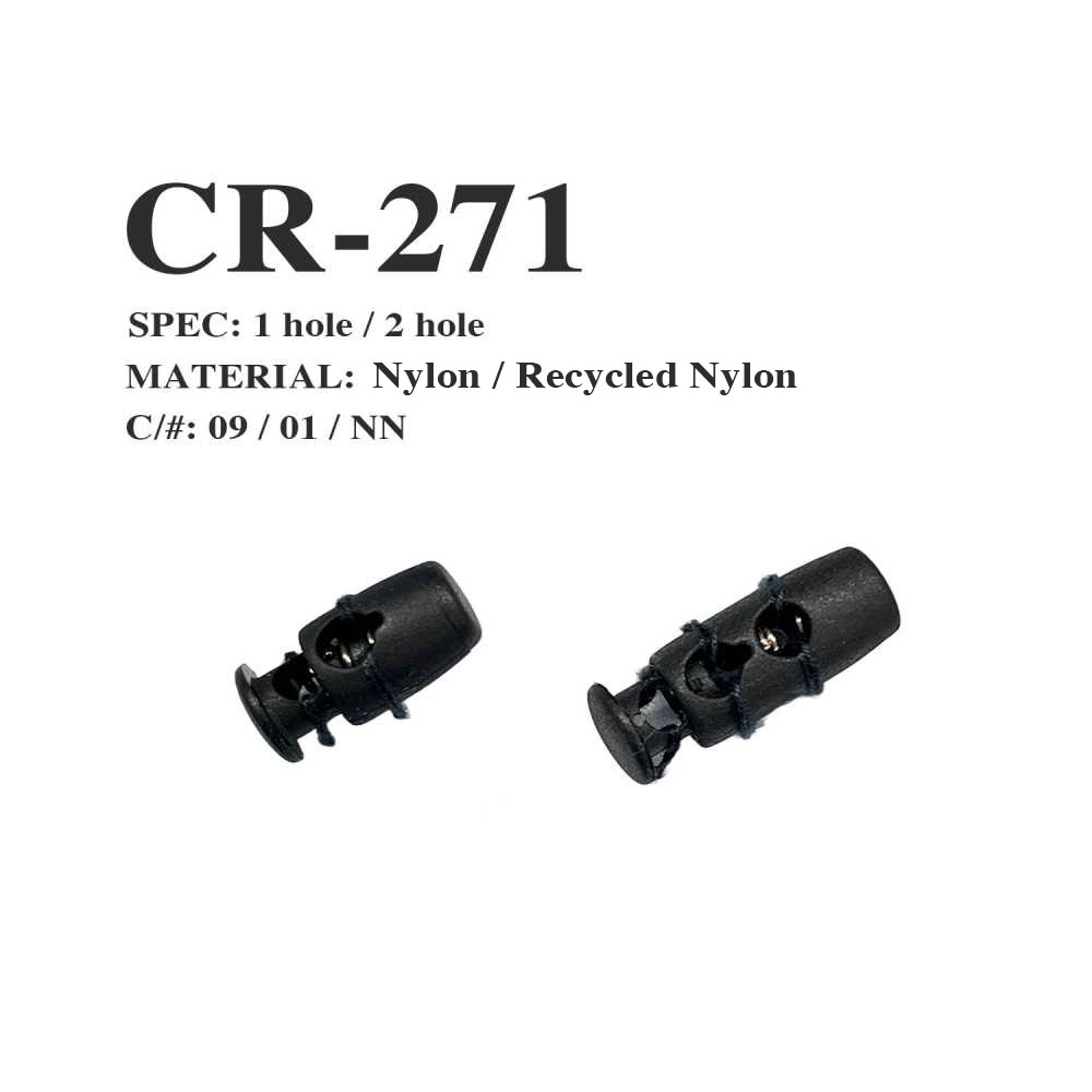 CR-271 مثبت حبل من نايلون معاد تدويره لشبكة صيد[أبازيم وحلقات] Morito (MORITO)