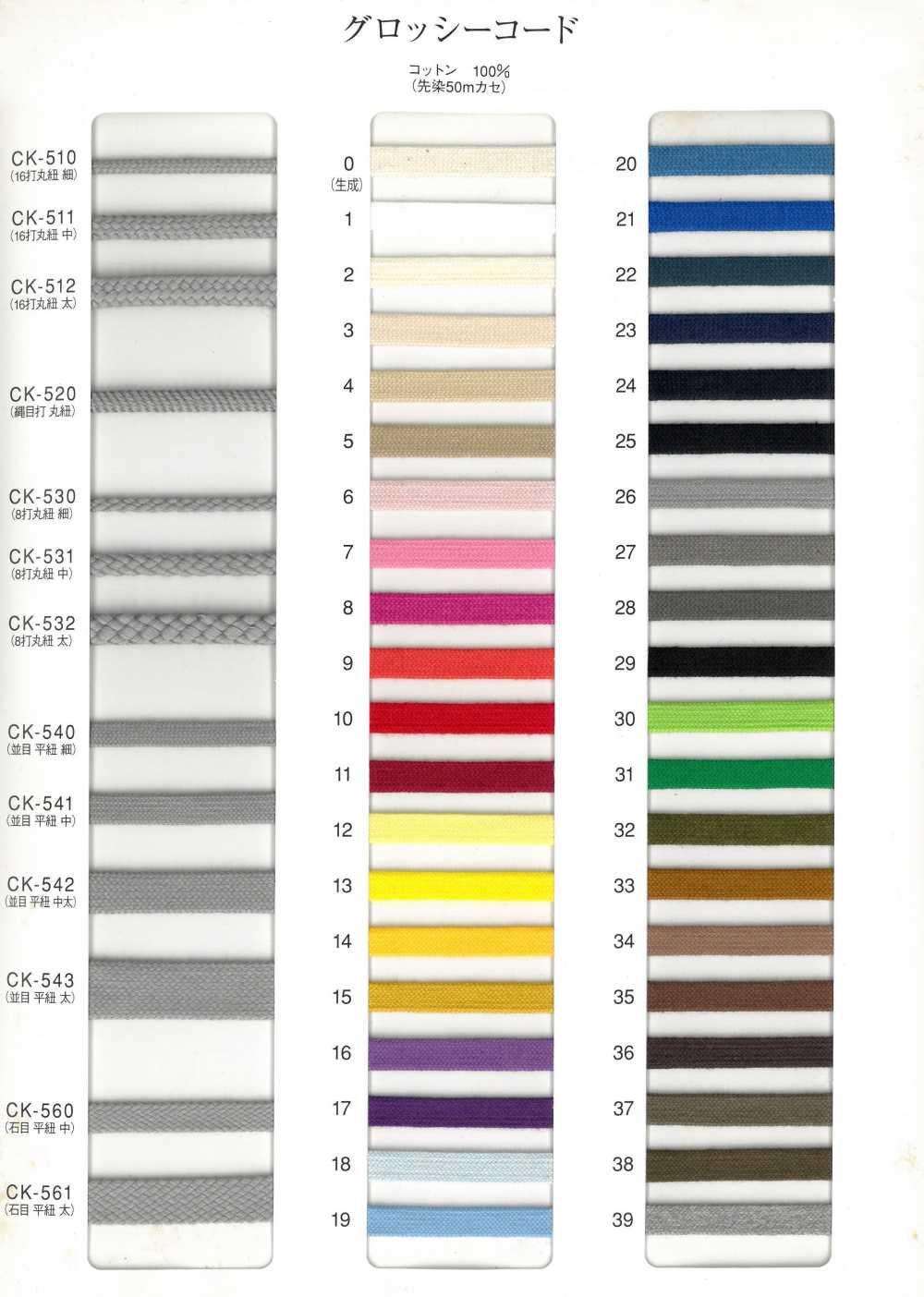 CK511 حبل لامع دائري مجدول من 16 خيطًا، متوسط[Ribbons, Tapes, And Cords] RIVER