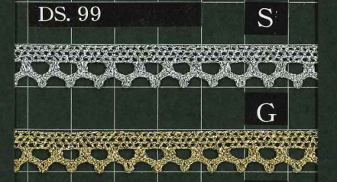 DS99 دانتيل لاميه 11mm[Ribbons, Tapes, And Cords] DAISADA