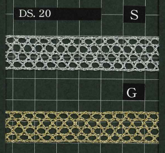 DS20 دانتيل لاميه 15mm[الأشرطة، والأشرطة القماشية، والحبال] DAISADA