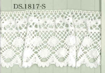 DS1817-S دانتيل مطاطي دانتيل كشكش 40mm DAISADA