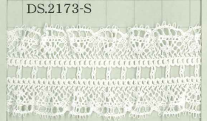 DS2173-S دانتيل مطاطي دانتيل كشكش دانتيل سلم 32mm[Lace] DAISADA
