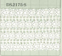DS2175-S دانتيل مرن دانتيل كشكش 48mm DAISADA