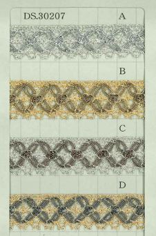 DS30207 جديلة لاميه بعرض 18mm[الأشرطة، والأشرطة القماشية، والحبال] DAISADA