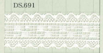 DS691 دانتيل قطني 28MM DAISADA