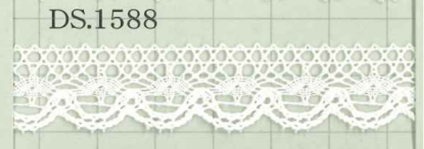 DS1588 دانتيل قطني العرض: 16mm DAISADA