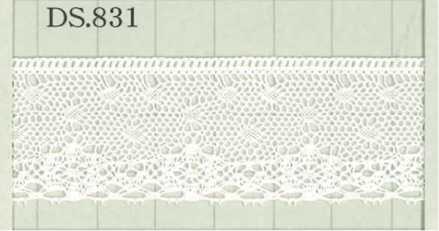 DS831 عرض الدانتيل القطني: 26mm DAISADA