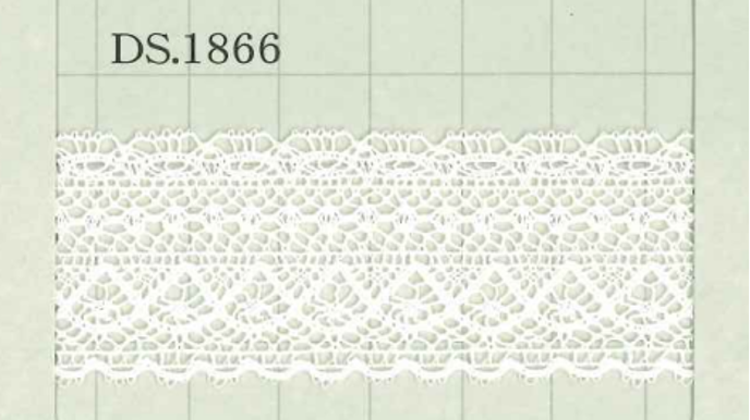 DS1866 عرض الدانتيل القطني: 28mm DAISADA