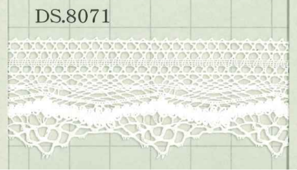 DS8071 عرض الدانتيل القطني: 23mm DAISADA