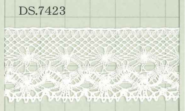 DS7423 عرض الدانتيل القطني: 30mm DAISADA