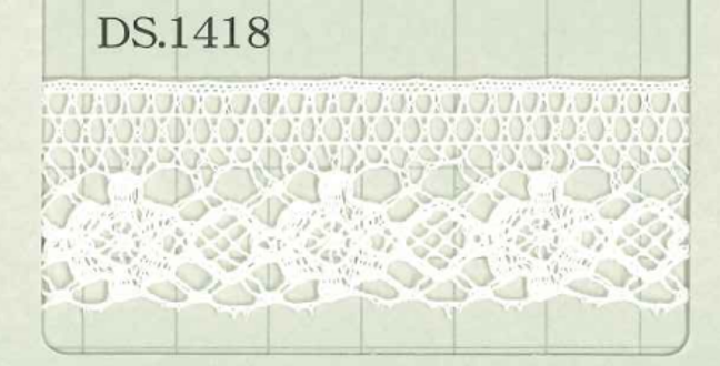 DS1418 دانتيل قطني، العرض: 25mm DAISADA