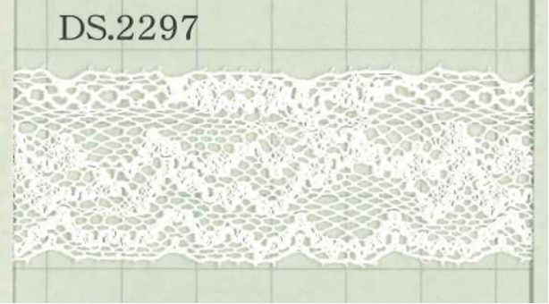 DS2297 عرض دانتيل قطني: 25mm DAISADA
