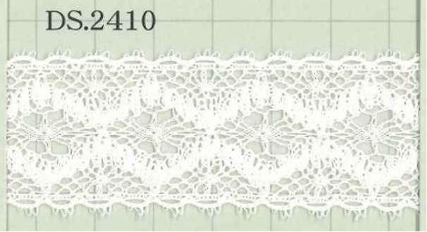 DS2410 دانتيل قطني عرض: 28mm DAISADA