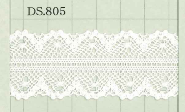 DS805 دانتيل قطني العرض: 30mm DAISADA