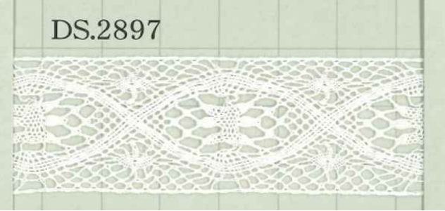 DS2897 عرض دانتيل قطني: 23mm DAISADA