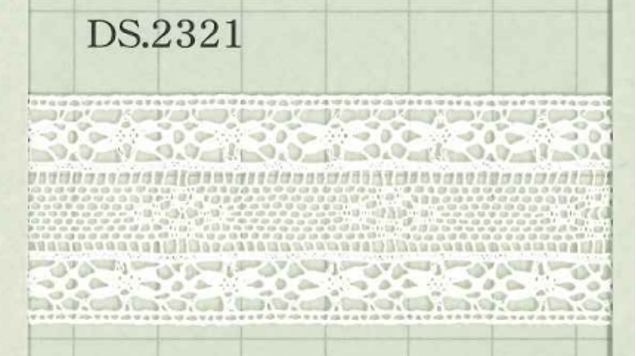 DS2321 دانتيل قطني بعرض: 28mm DAISADA